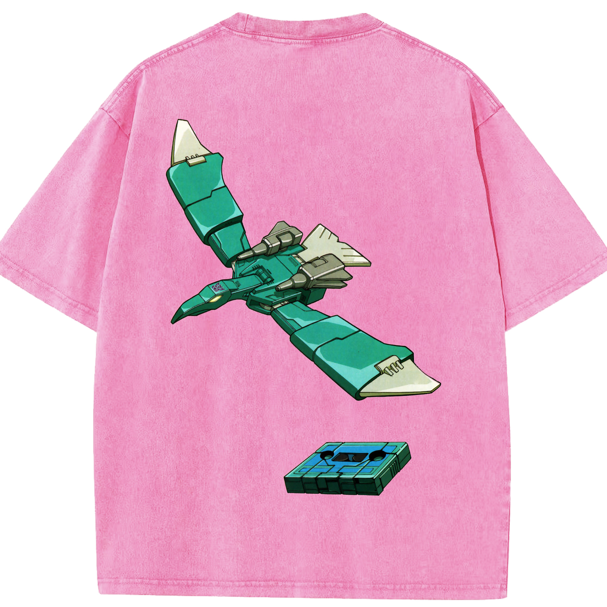 （画像用）  綿100% ヴィンテージ風 半袖Tシャツ（背面プリント）